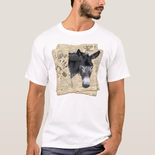 人のTシャツのろば Tシャツ (正面)