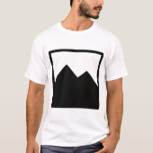 人のTシャツのテンプレート Tシャツ (正面)