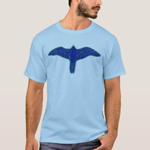 人のTシャツの青い《鳥》ハヤブサ Tシャツ