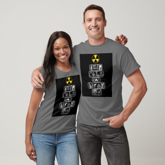 人のTシャツ"の"平静そしてX線を保って下さい Tシャツ (ユニセックス)