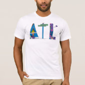 人のTシャツ|アトランタ、GA (ATL) Tシャツ (正面)