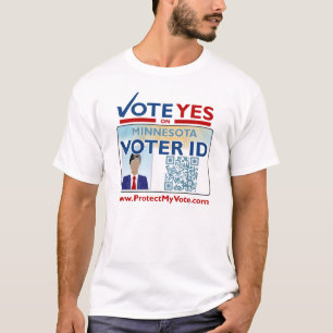 人のTシャツ-投票者IDの投票YES Tシャツ