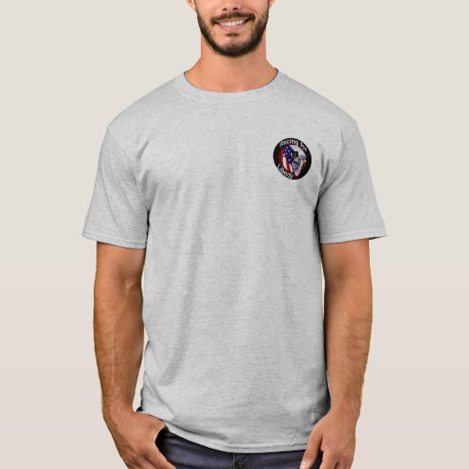 人のTシャツ-自由w/Jeffersonのために競争します Tシャツ (正面)