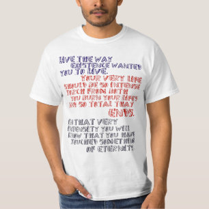 人のTシャツOsho。 望まれる方法存在は住んでいます Tシャツ