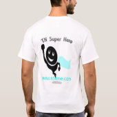 人のTNの英雄のワイシャツ Tシャツ (裏面)