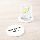 人はただ飲みます コースター (側面)