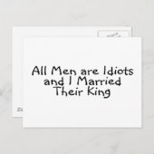 人はみな馬鹿で結婚した王だ ポストカード (正面/裏面)