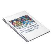 人はハートを育てなければならない – 慈悲引用文 ノートブック (右側)