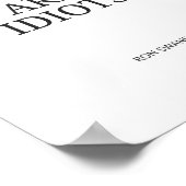 人はバカおもしろい引用文 ポスター (角)