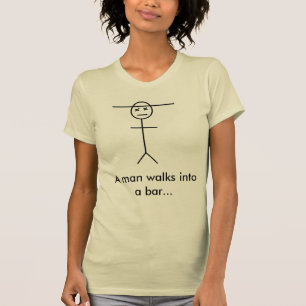 人はバーに…歩きます Tシャツ
