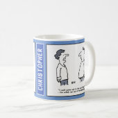 人はパブに行けない彼は壊れている。 コーヒーマグカップ (正面右)