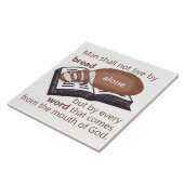 人はパンだけで焼き瓦を食べない タイル (側面)