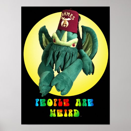 人はポスタ風変わりー ポスター (正面)