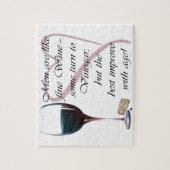 人は上質ワインのギフトのようです ジグソーパズル (縦)