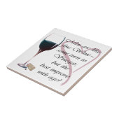 人は上質ワインのギフトのようです タイル (側面)