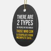 人は二つの種類がある セラミックオーナメント (左)