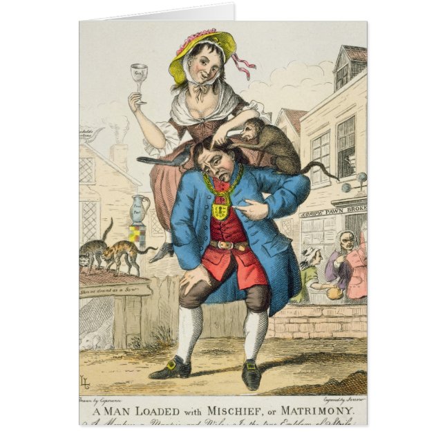 人は害、か婚姻、c.1766と荷を積みました (正面)