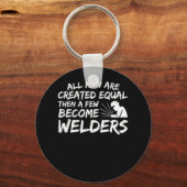 人は平等に生まれれば歓迎される者は少ない キーホルダー (正面)