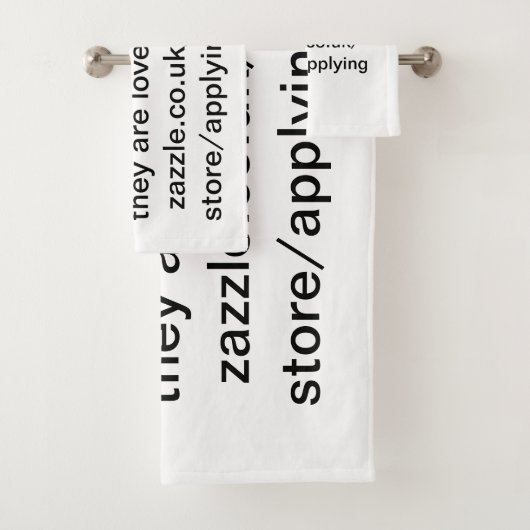 人は彼らが愛されていることを受け入れる。 バスタオルセット (インサイチュ)