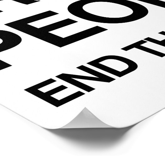 人は憎しみを絶つものだ ポスター (角)