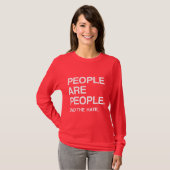 人は憎しみを絶つものだ Tシャツ (正面フル)