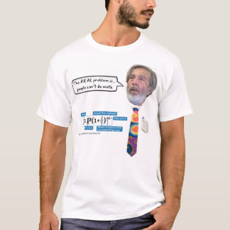 人は数学ができない Tシャツ