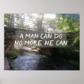 人は橋のポスターを使うことはできぬ ポスター (正面)