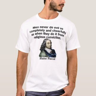 人は決して悪をそう完全にしません Tシャツ