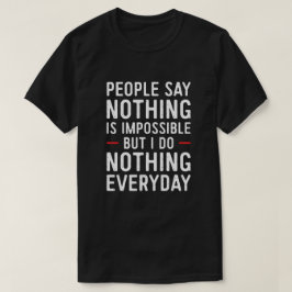 人は無いと言うが僕は無い Tシャツ