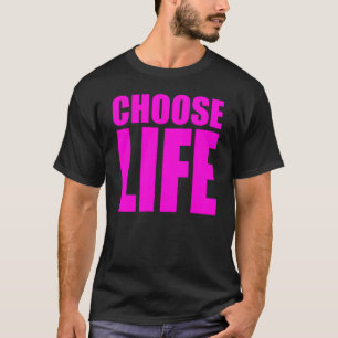 人は生命妊娠中絶反対のTシャツを選びます Tシャツ