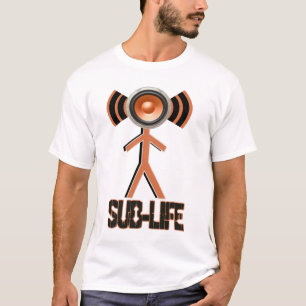 人は生命DUBSTEP 2ステップ潜水艦の低音の動揺を代わりをします Tシャツ