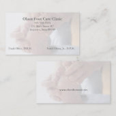 人は皮のpodiatryの名刺を徒歩で点検します 名刺 (正面/裏面)