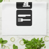 人は睡眠の上昇の重量を食べます キッチンタオル (折り畳み)