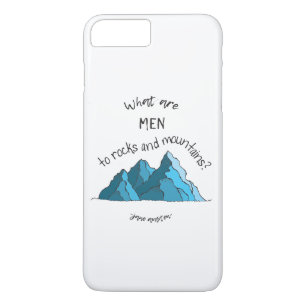 人は石および山へ何ですか。 iPhoneの場合 iPhone 8 Plus/7 Plusケース