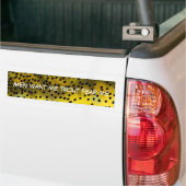 人は私がほしいと思いますマスは私を- Cuttthrout恐れています バンパーステッカー (トラック上)