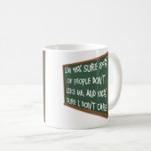 人は私が好きじゃない気におもしろマグカップ コーヒーマグカップ (正面右)
