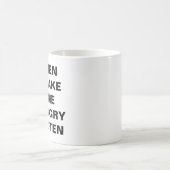 人は私を頻繁に怒りますマグを作ります コーヒーマグカップ (中央)