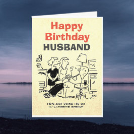 人は節電のため眠っている カード