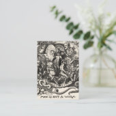 人は虫に過ぎぬ 名刺 (スタンド正面)