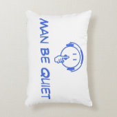 人は静か私が睡眠の枕の彼のです アクセントクッション (正面(垂直))