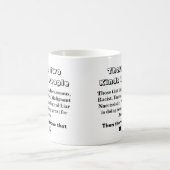 人は2種類ある...... コーヒーマグカップ (中央)
