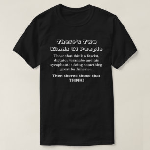 人は2種類ある...... Tシャツ