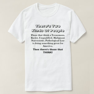 人は2種類ある...... Tシャツ