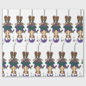 人ぶら下がったはロープから ラッピングペーパー (フラット)