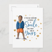 人もしにスマイルが無い シーズンポストカード (正面/裏面)