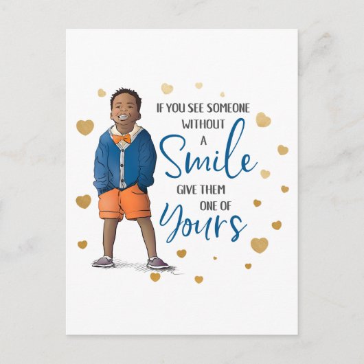 人もしにスマイルが無い シーズンポストカード (正面)