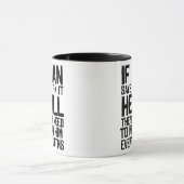 人もしは始末をつけろと言う マグカップ (中央)