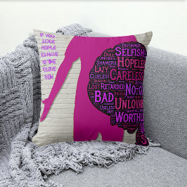 人もしを判断する感動的引用文投げ桶 クッション