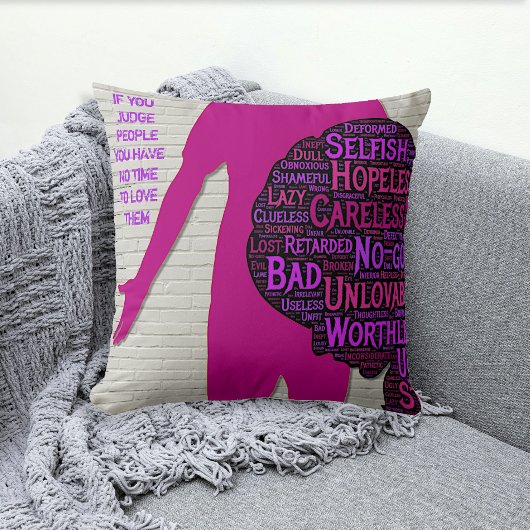 人もしを判断する感動的引用文投げ桶 クッション