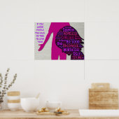 人もしを裁く感動的引用文 ポスター (キッチン)